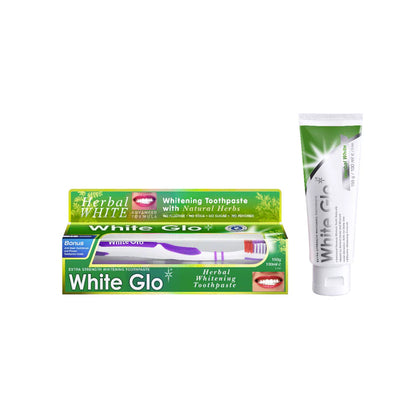 White Glo Herbal Whitening Toothpaste