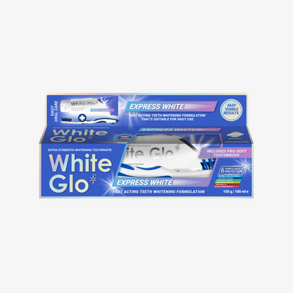 White Glo Express White Whitening Toothpaste