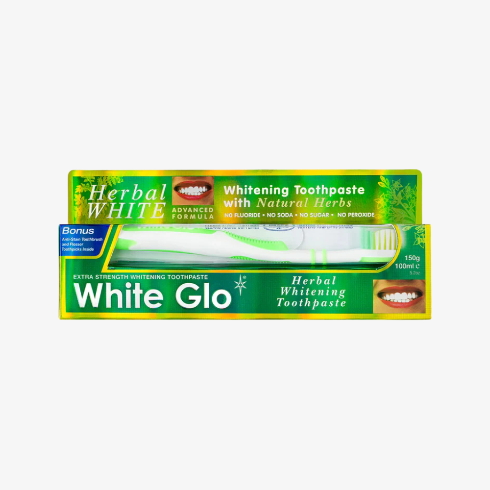 White Glo Herbal Whitening Toothpaste