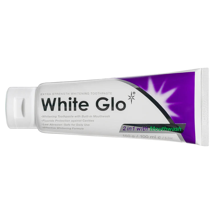 White Glo 2-In-1 With Mouthwash Whitening Toothpaste